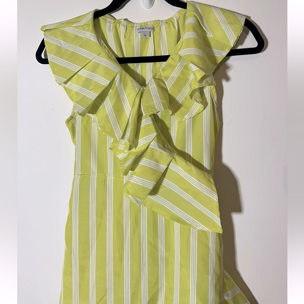 HABITUAL Hi-Low Ruffle Dress - Picture 6 of 8